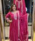 Trending Women Anarkali Gown With Dupatta Crap Fabric (21)
