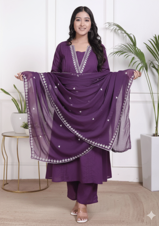 Pure Cotton Kurti Paints Set 3Piece (78)