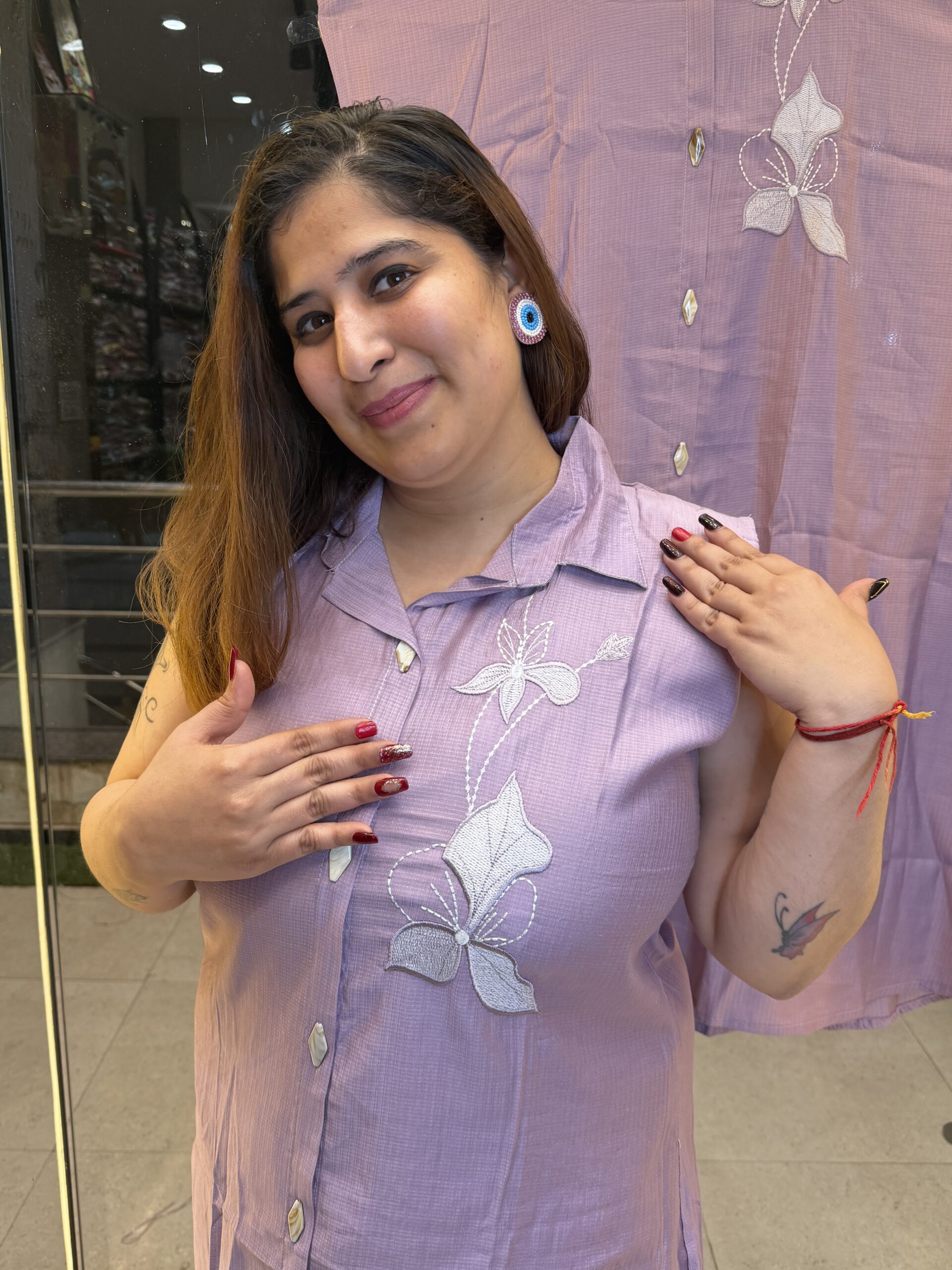 Lavender A-Line co-ord Set (30)