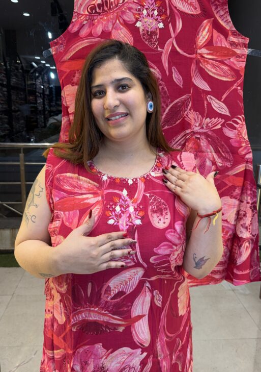 Pink A-Line co-ord Set | Cord set (33)