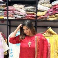 Heavy Crepe Straight Suit – Elegant Party Wear Collection