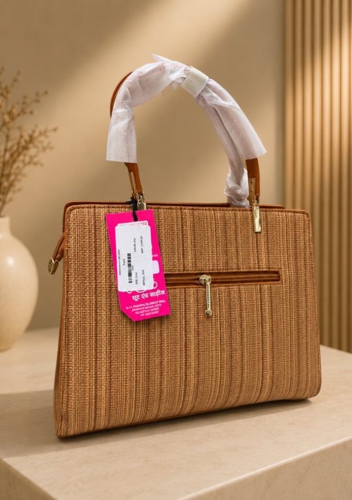 Premium Textured Structured Handbag for Women